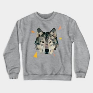 triangle wolf Crewneck Sweatshirt